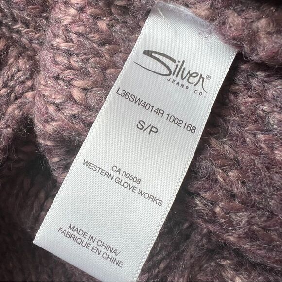 Silver Jeans chunky knit crochet sweater - Picture 4 of 6